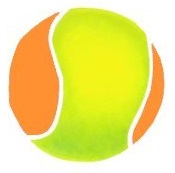 orange ball tennis